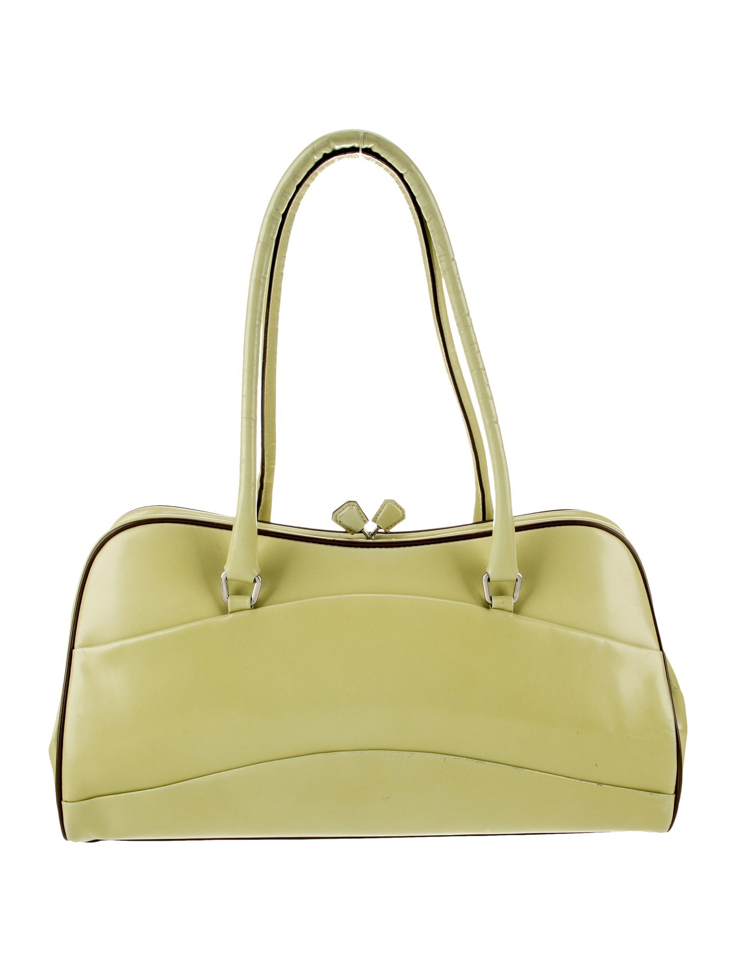 Prada Vitello Leather Top Handle Bag