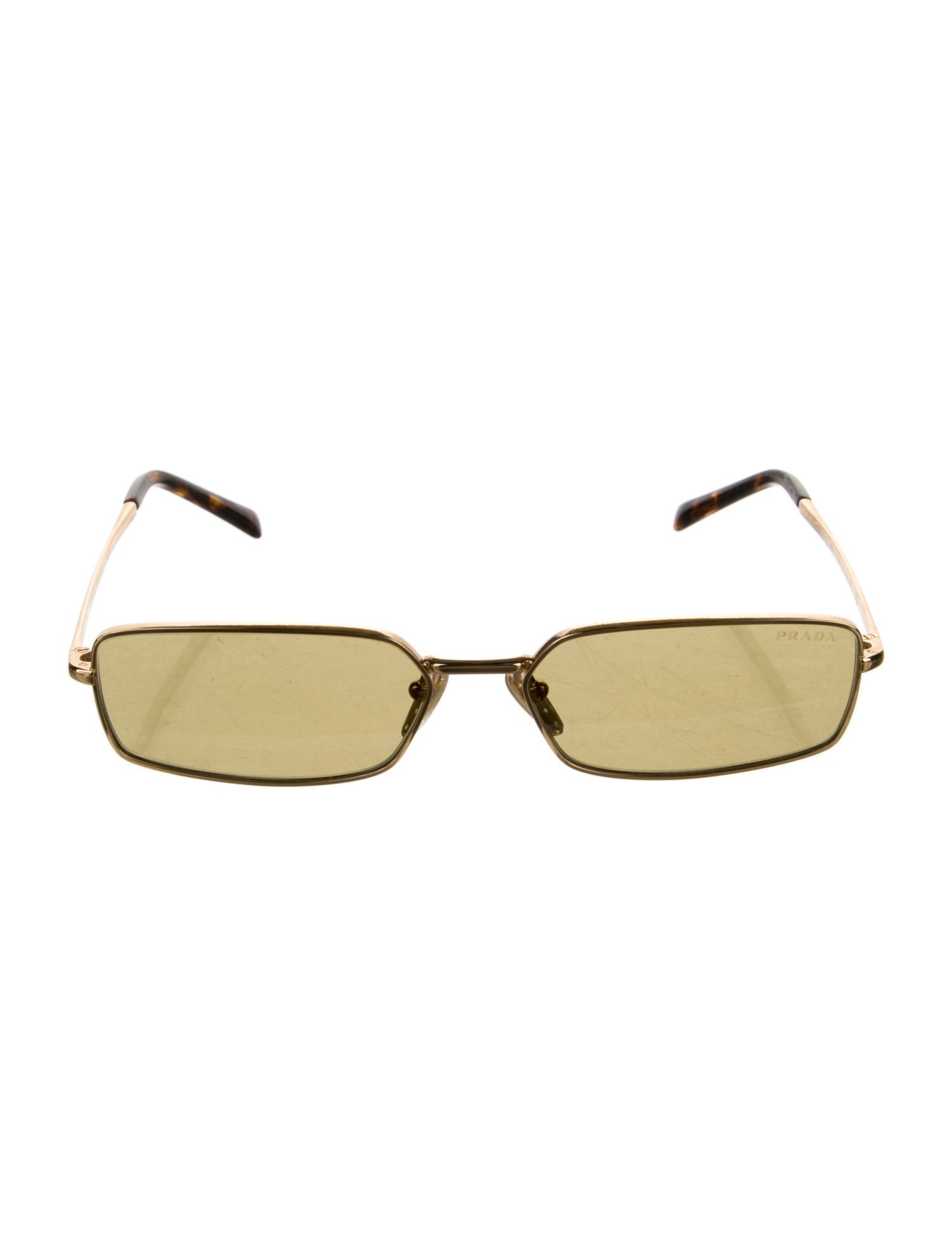 Prada Square Tinted Sunglasses