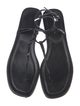 Prada Patent Leather T-Strap Sandals