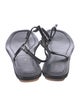 Prada Patent Leather T-Strap Sandals