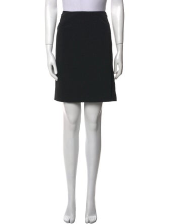 Prada Embroidered Accent Mini Skirt