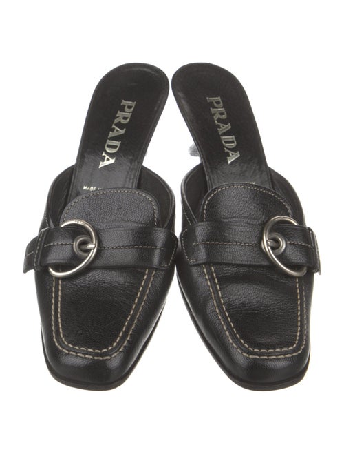 Prada Leather Mules