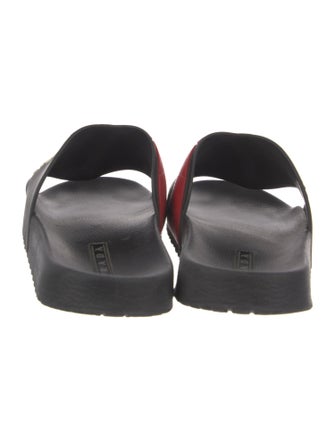 Prada Rubber Printed Slides