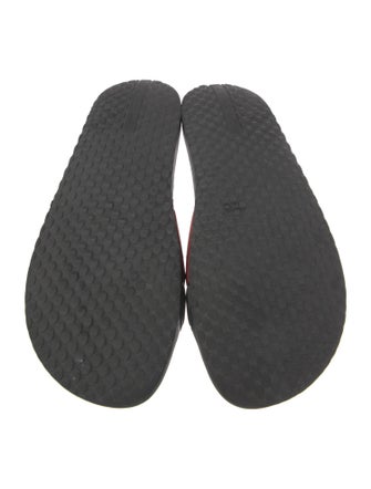 Prada Rubber Printed Slides