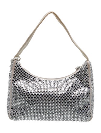 Prada Enameled Metal Triangle Re-Edition 2000