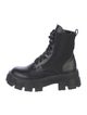 Prada Leather Combat Boots
