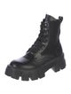 Prada Leather Combat Boots