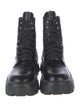 Prada Leather Combat Boots
