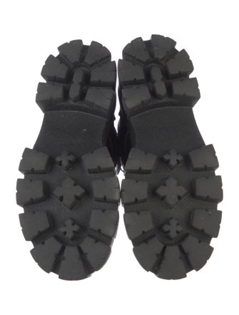 Prada Leather Combat Boots