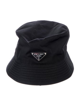 Prada black bucket hat