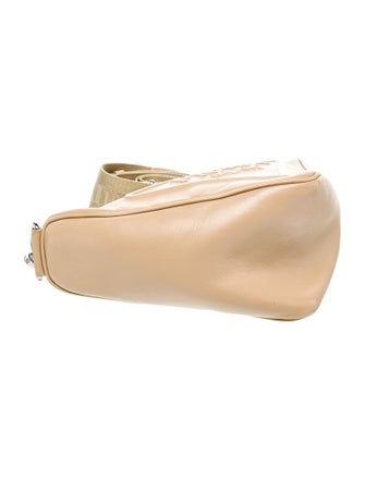 Prada Enameled Metal Triangle Triangle