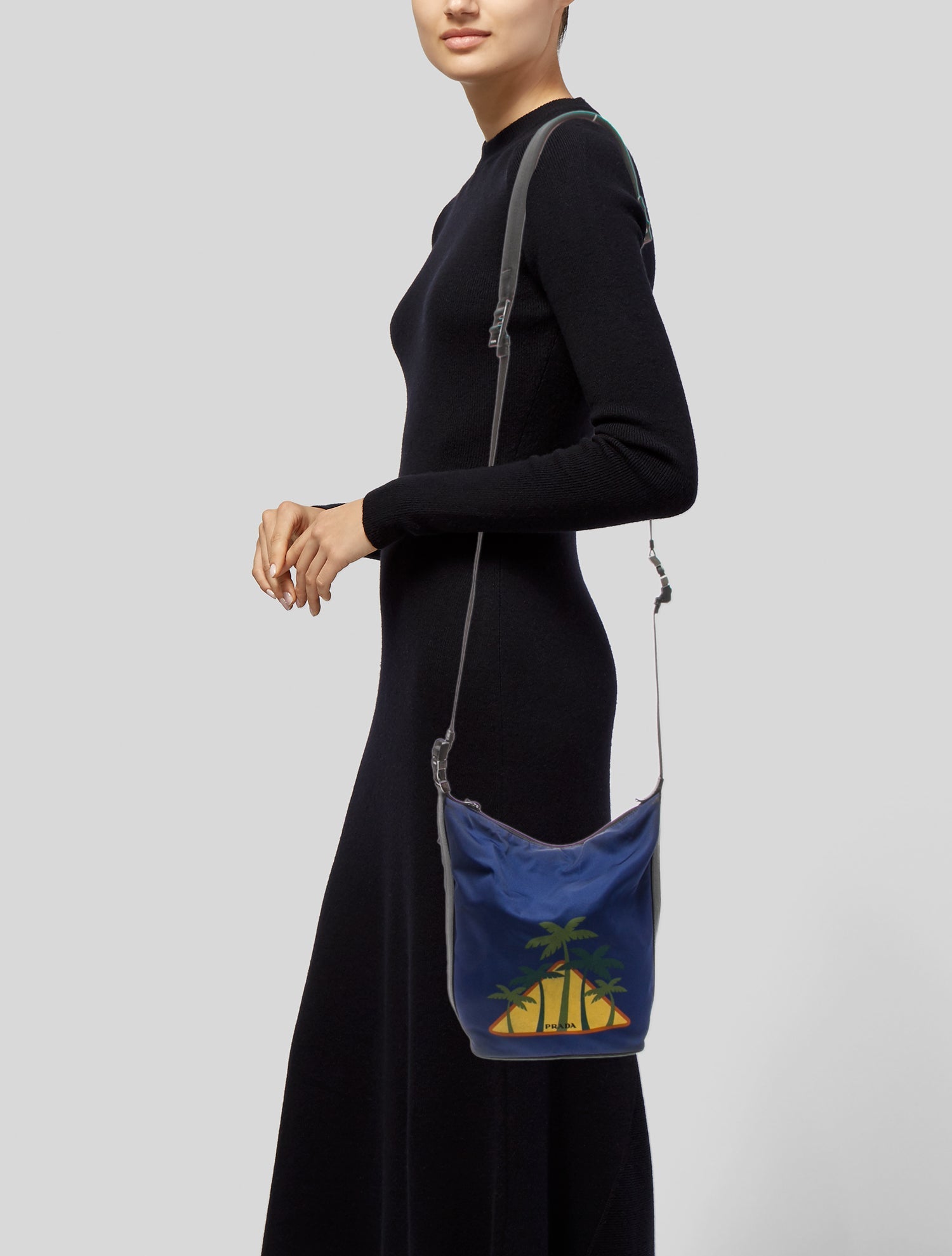 Prada Tessuto Nylon Messenger Bag