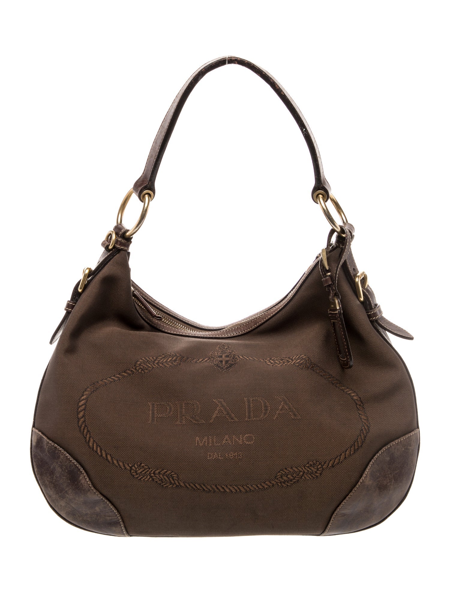 Prada Signature Shoulder Bag