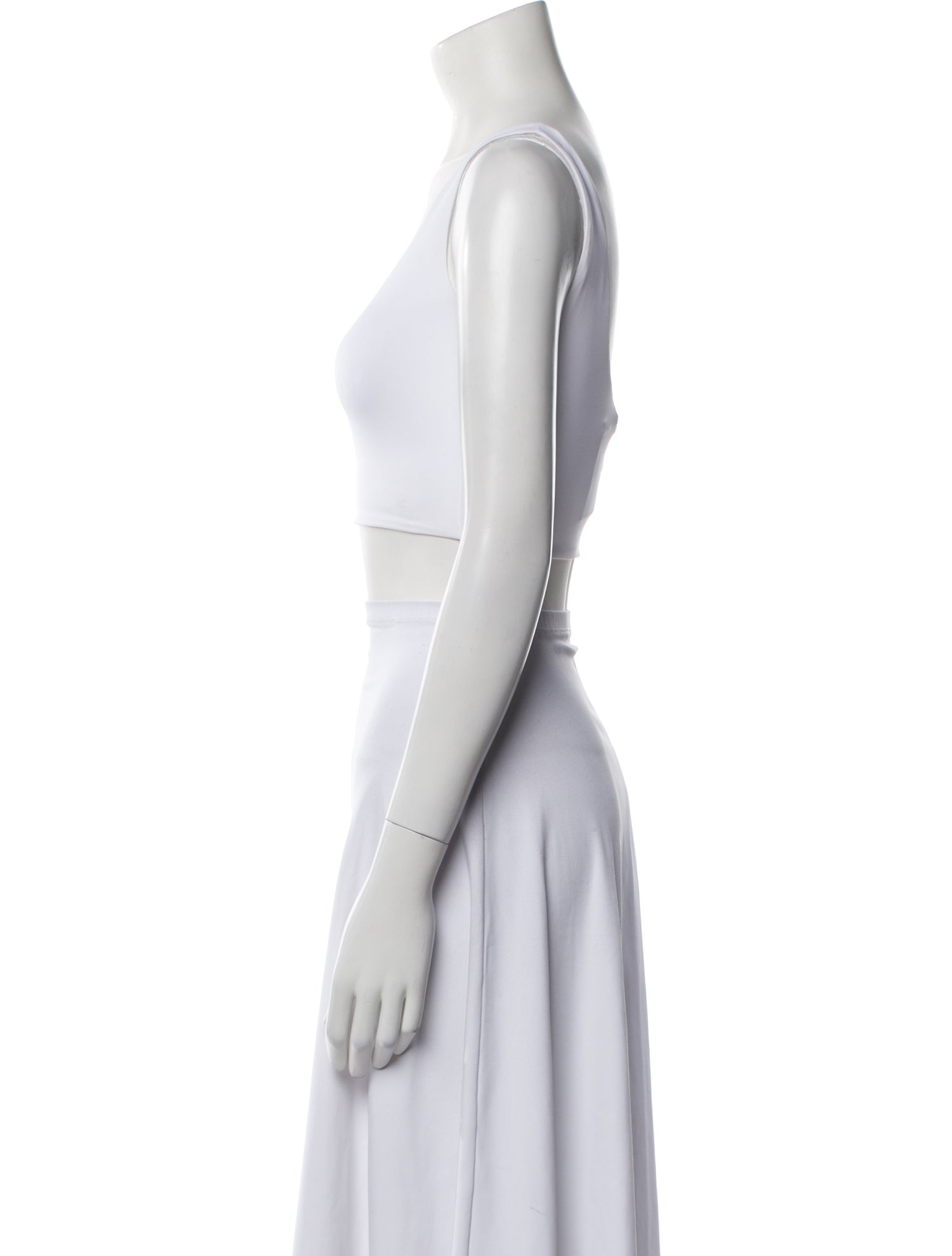 Prada 2022 Scoop Neck Crop Top