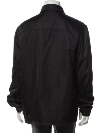 Prada 2020 Enameled Metal Triangle Windbreaker