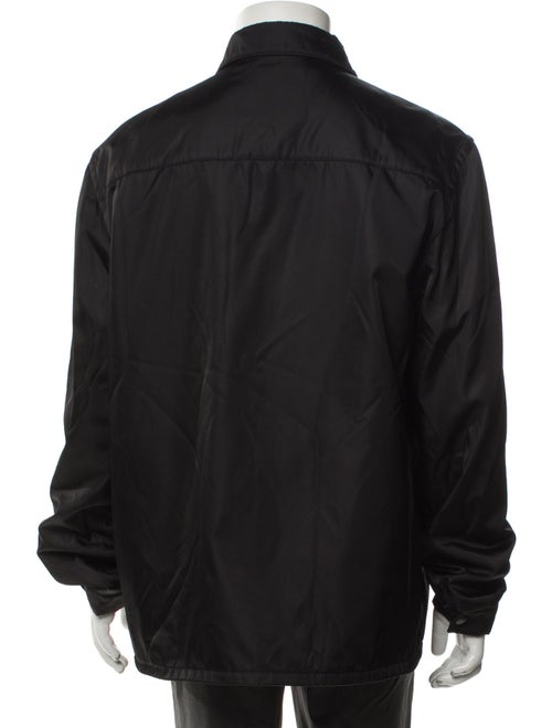 Prada 2020 Enameled Metal Triangle Windbreaker