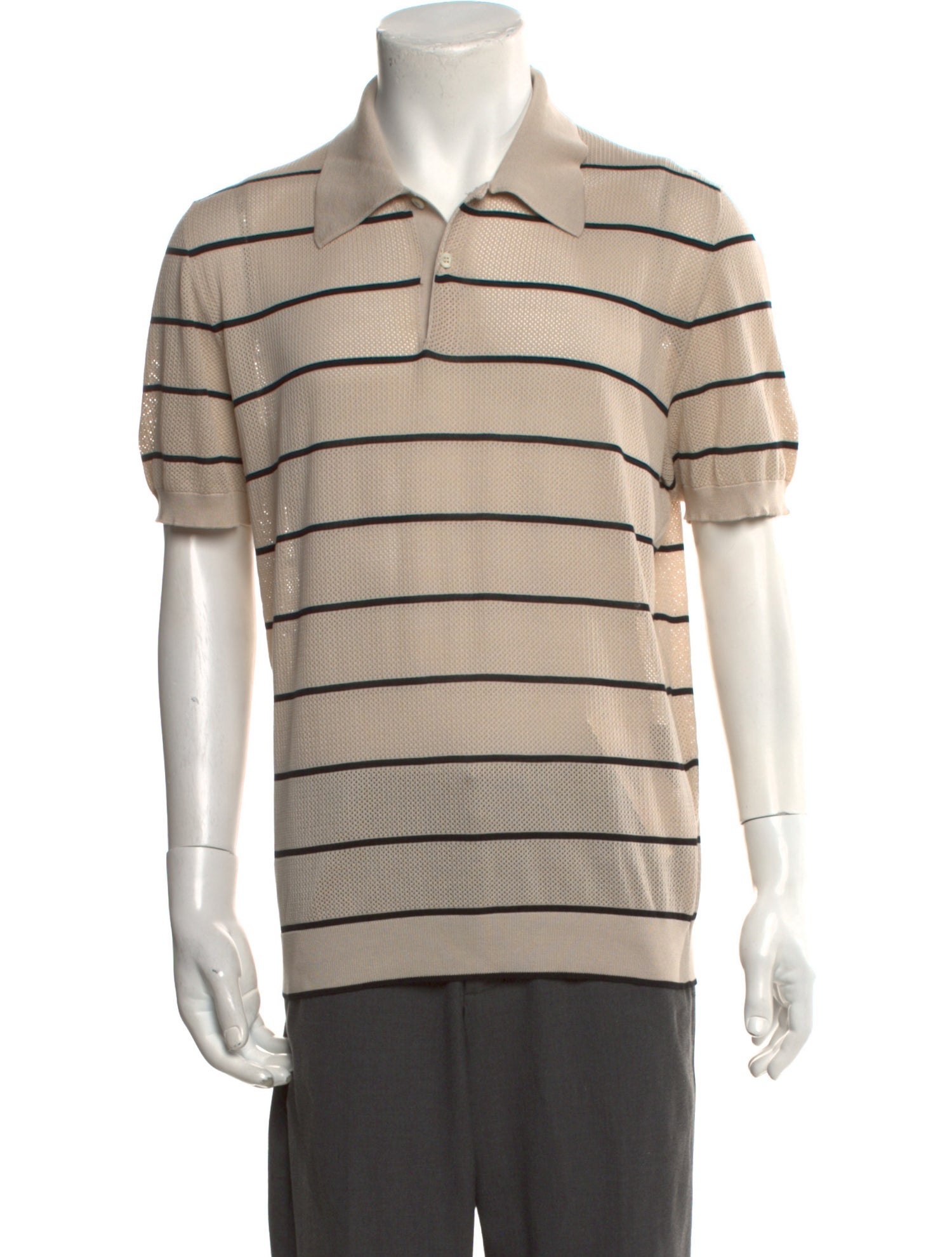 Prada 2024 Striped Polo Sweater