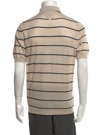 Prada 2024 Striped Polo Sweater