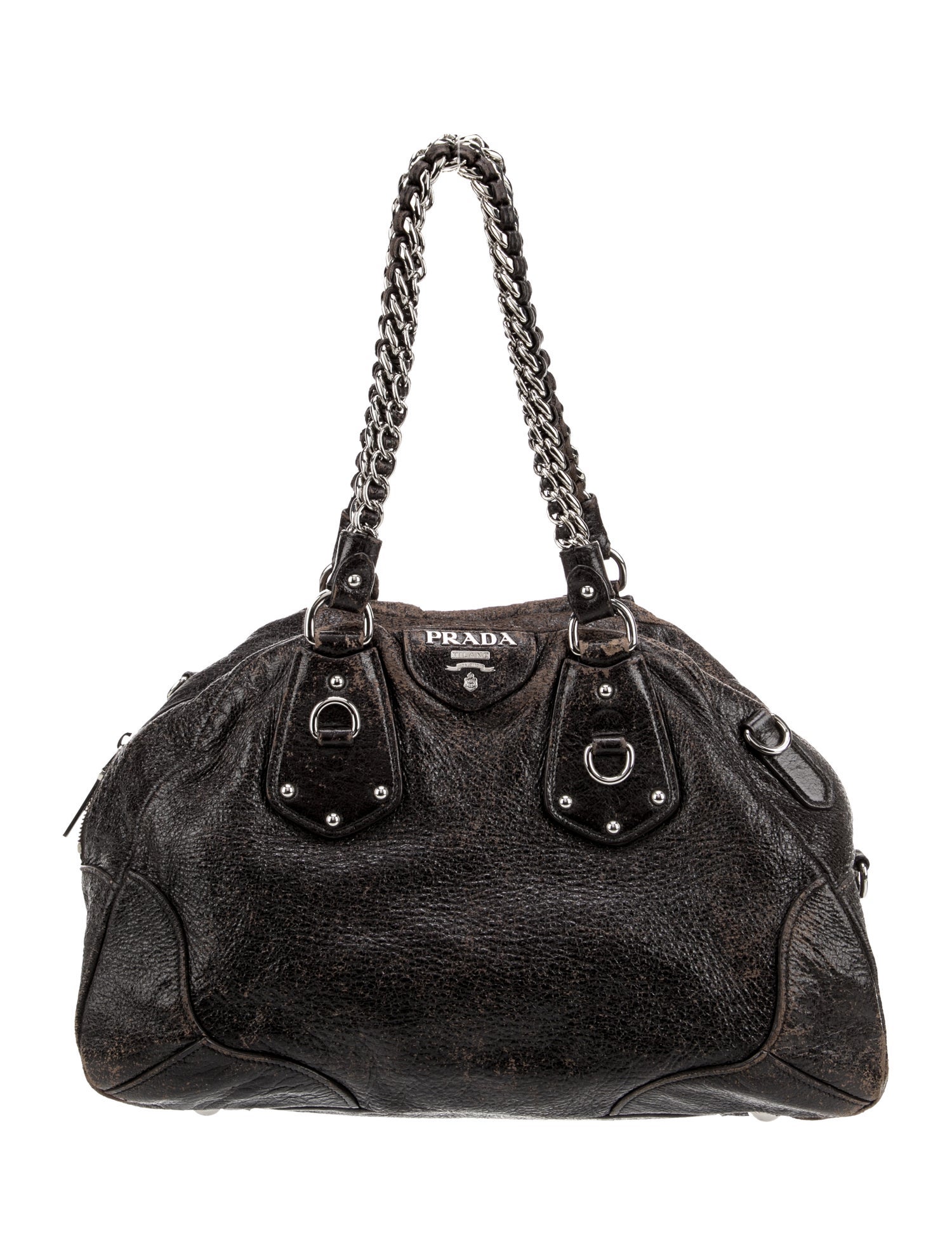 Prada Signature Top Handle Bag