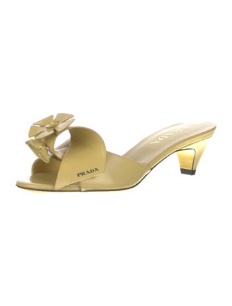 Prada Patent Leather Slides