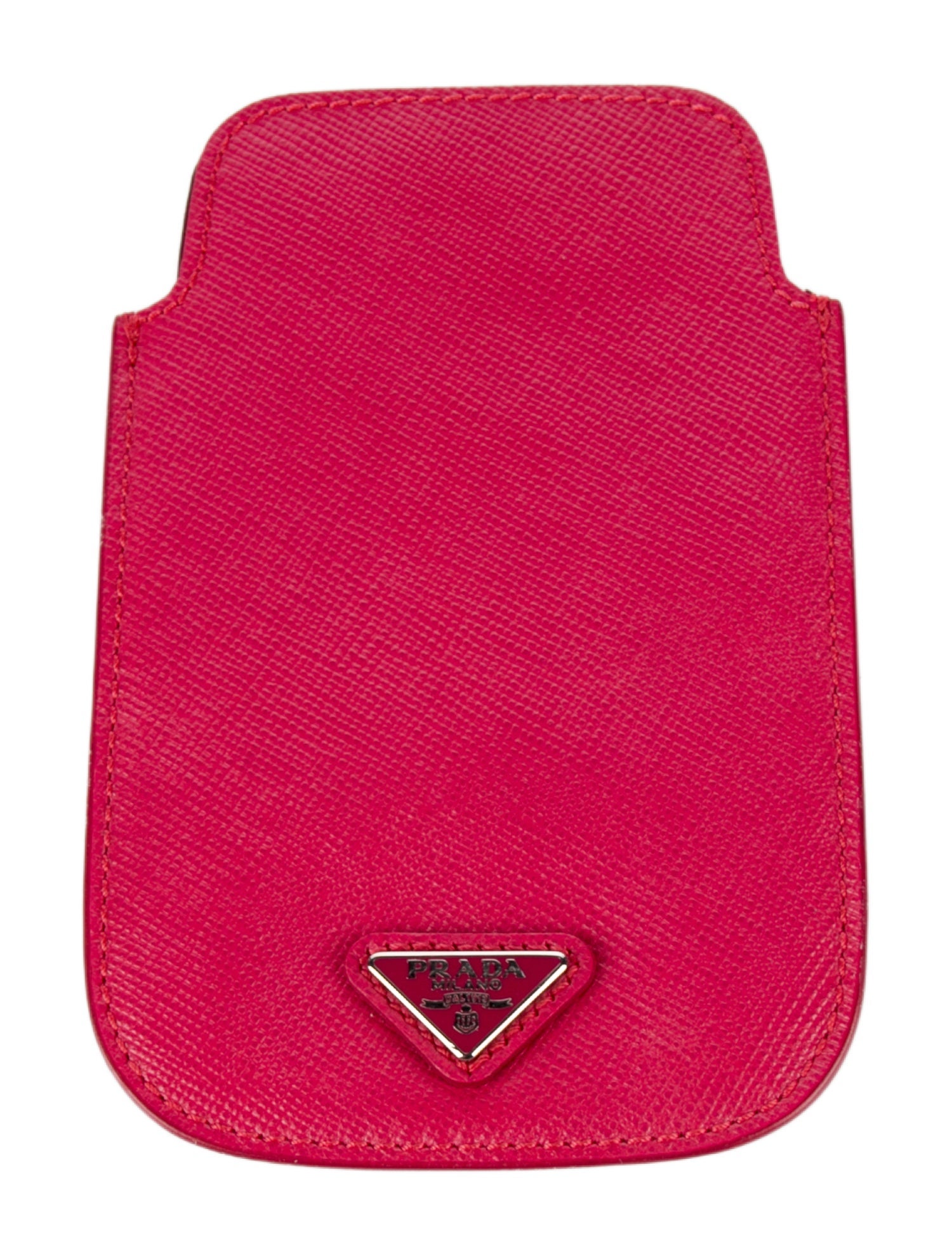 Prada Saffiano Leather Phone Pouch