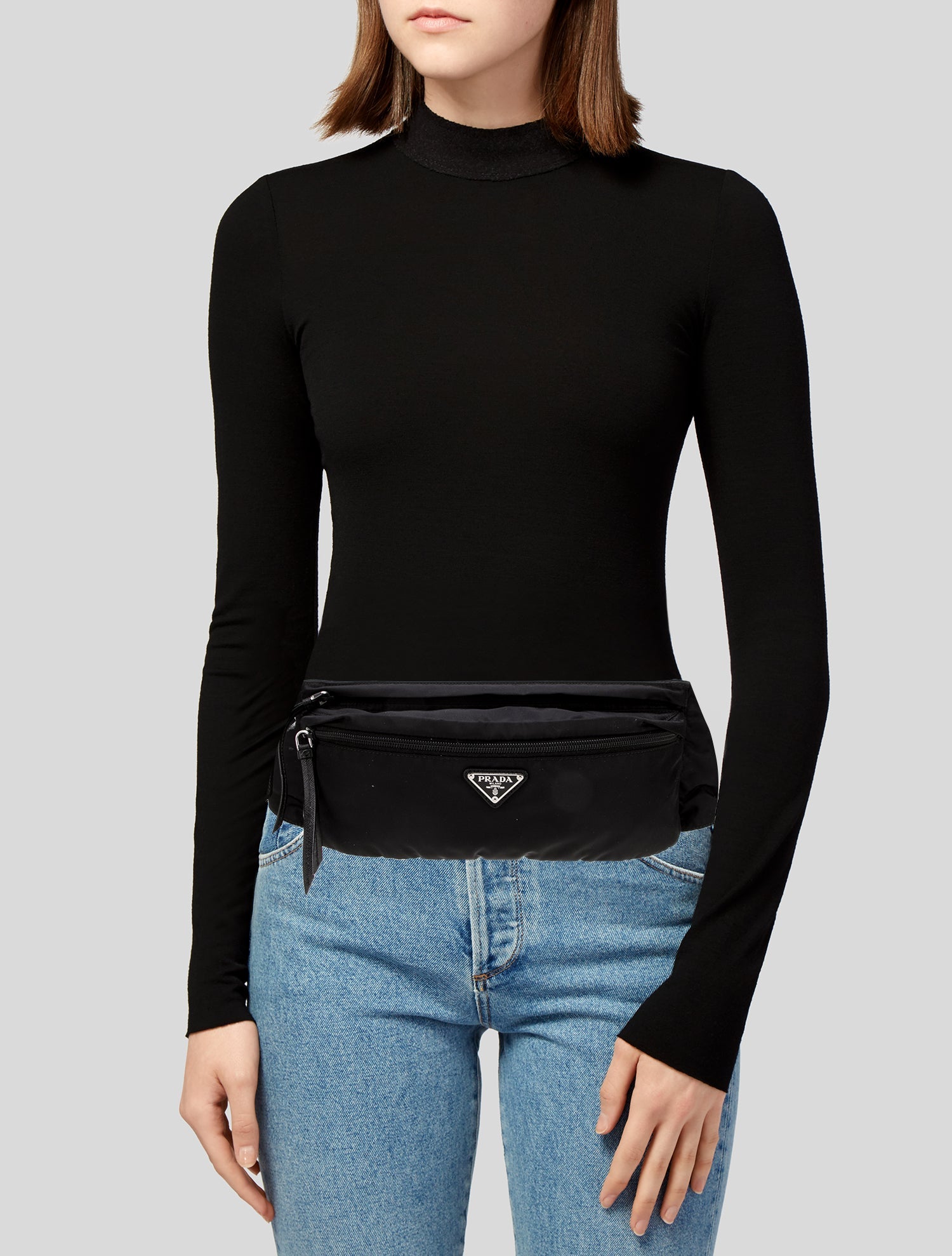 Prada Saffiano Leather Belt Bag