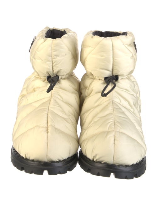 Prada Nylon Colorblock Pattern Boots