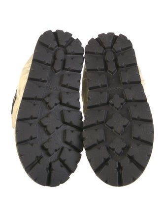 Prada Nylon Colorblock Pattern Boots