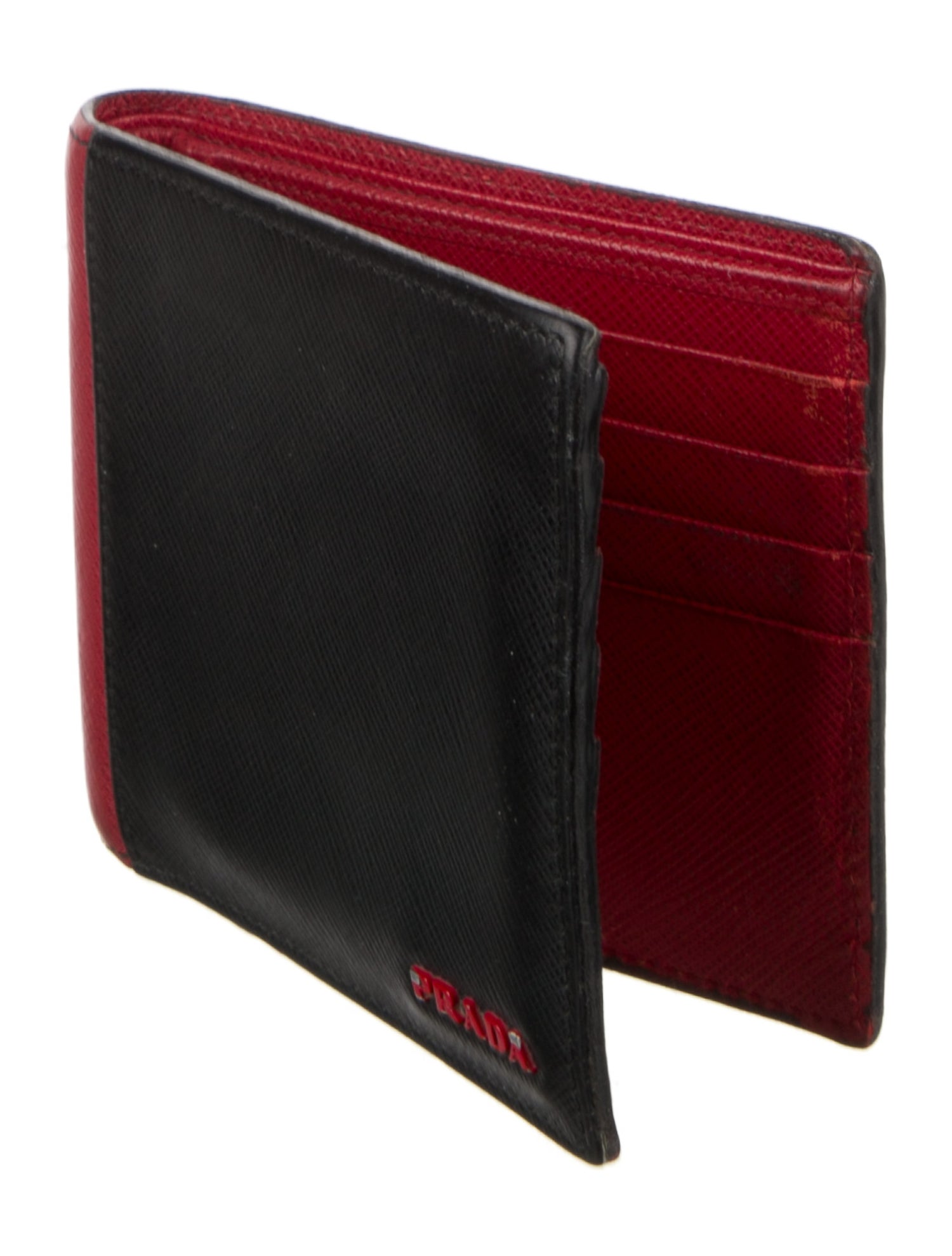 Prada Saffiano Lux Leather Bifold Wallet