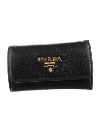 Prada Vitello Grain 6 Key Holder