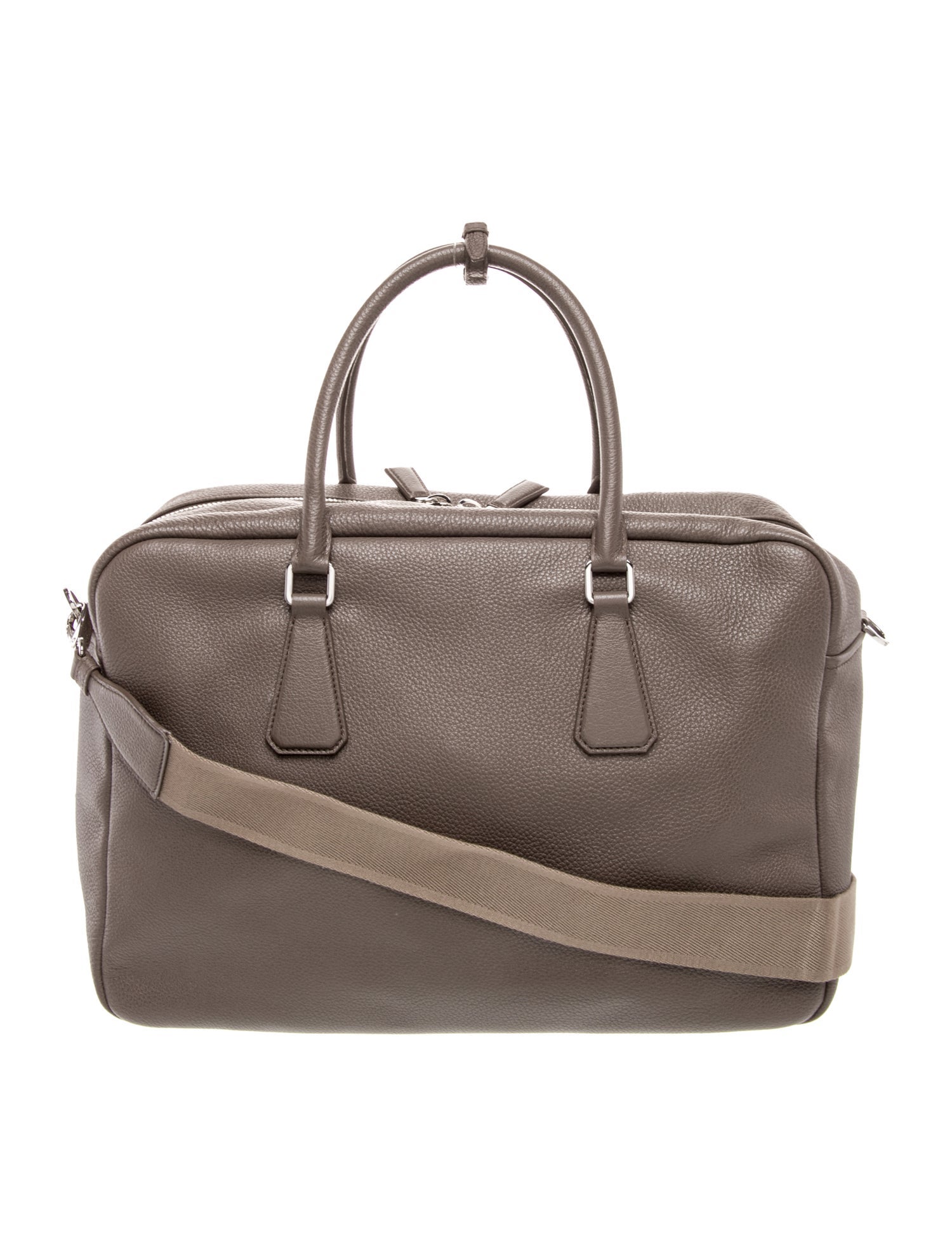 Prada Vitello Daino Leather Galleria Double Zip