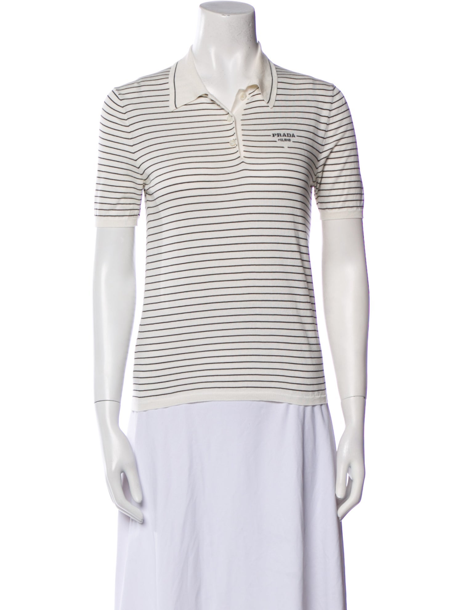 Prada 2021 Striped Polo