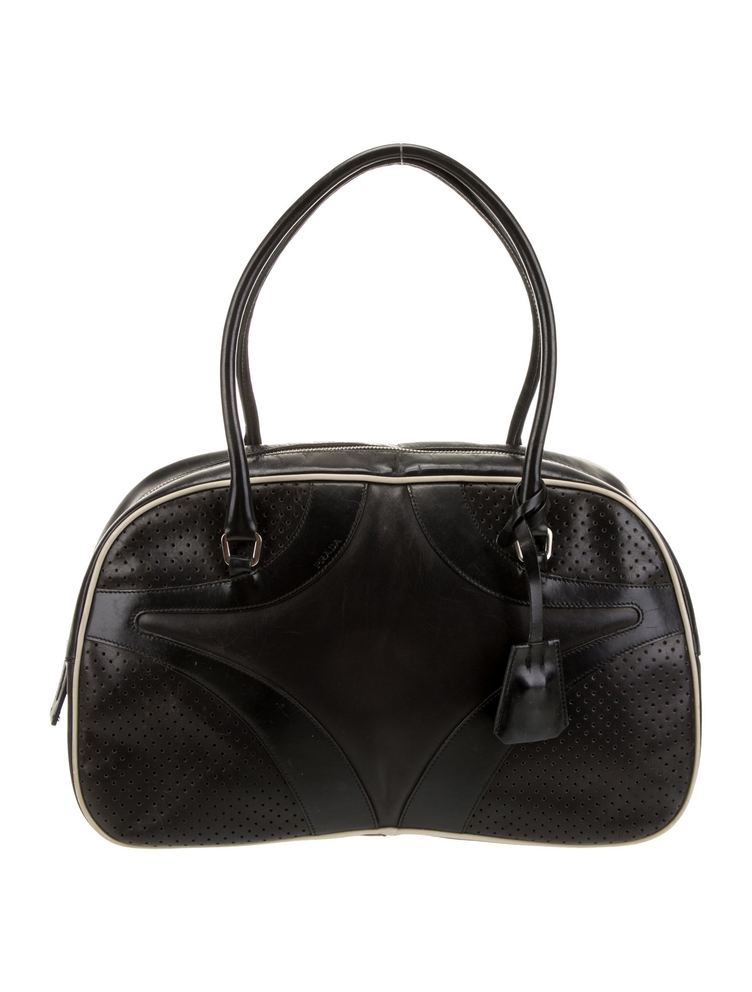 Prada Vitello Drive Leather Top Handle Bag