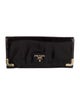 Prada Glace Calf Leather Continental Wallet