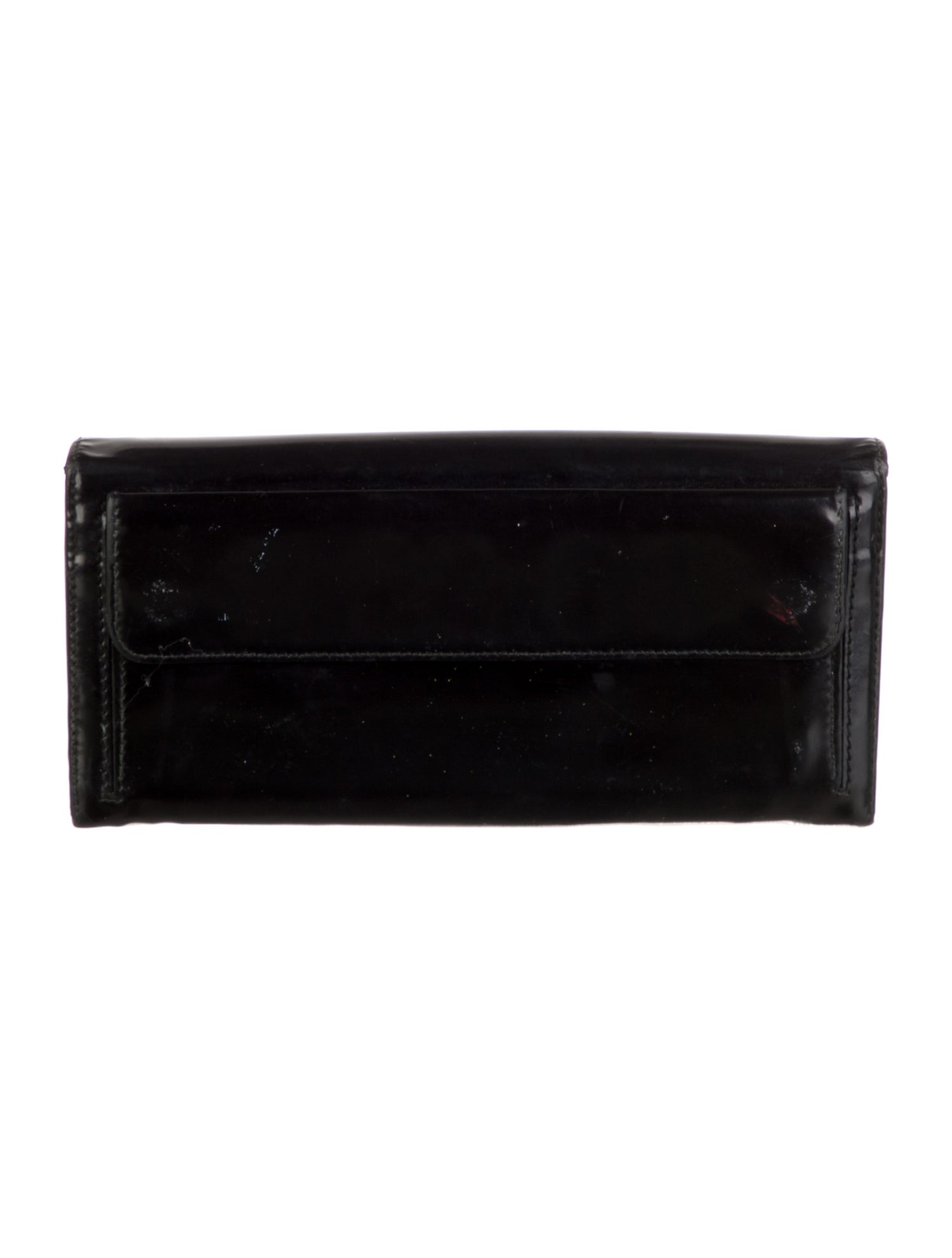 Prada Glace Calf Leather Continental Wallet