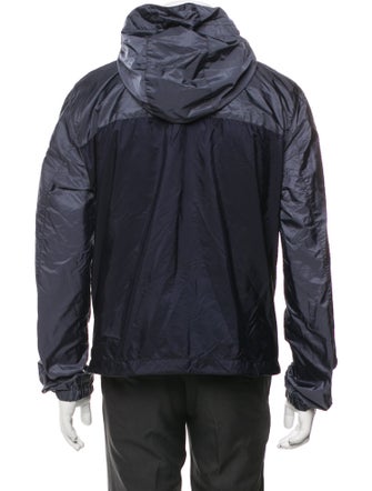 Prada 2016 Enameled Metal Triangle Windbreaker