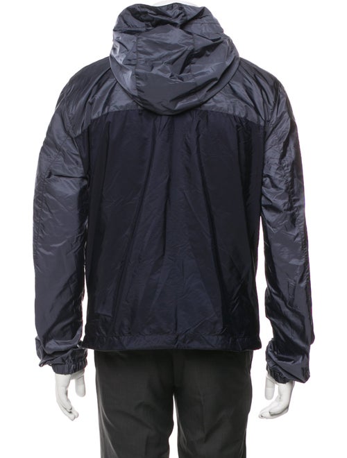 Prada 2016 Enameled Metal Triangle Windbreaker