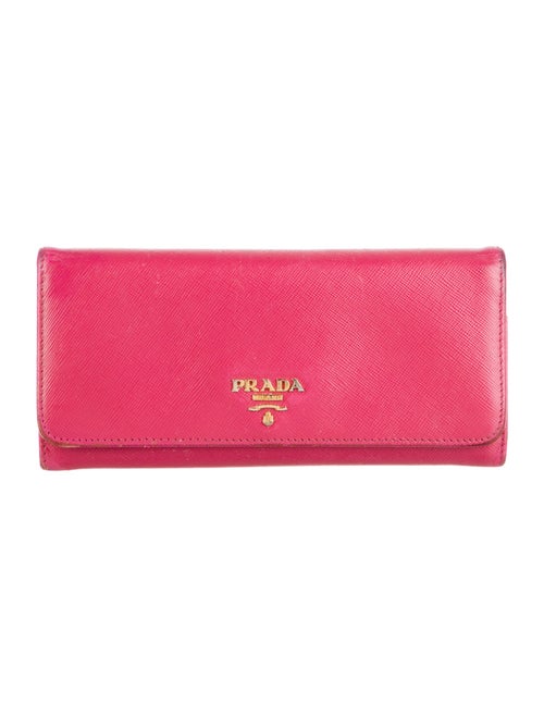 Prada Saffiano Lux Leather Continental Wallet