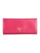 Prada Saffiano Lux Leather Continental Wallet