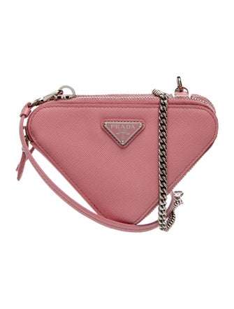 Prada Saffiano Leather Triangle