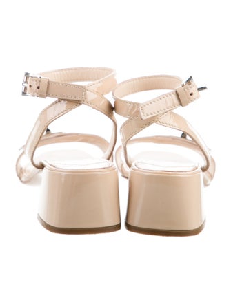Prada Patent Leather Sandals