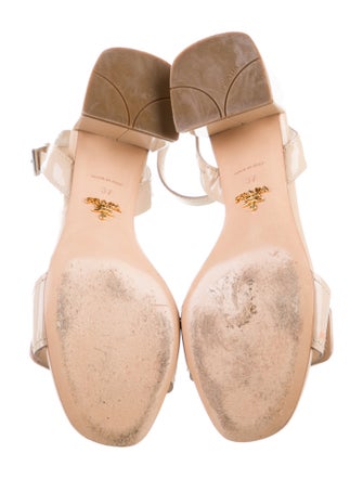Prada Patent Leather Sandals