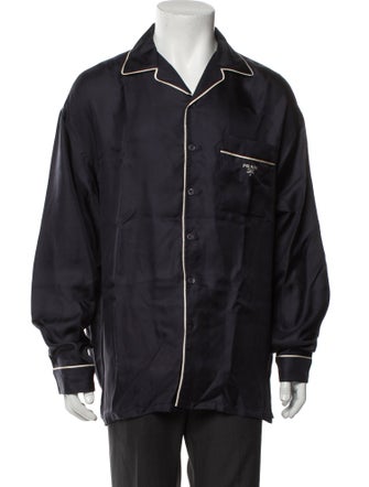 Prada 2022 Signature Logo Pajama Top