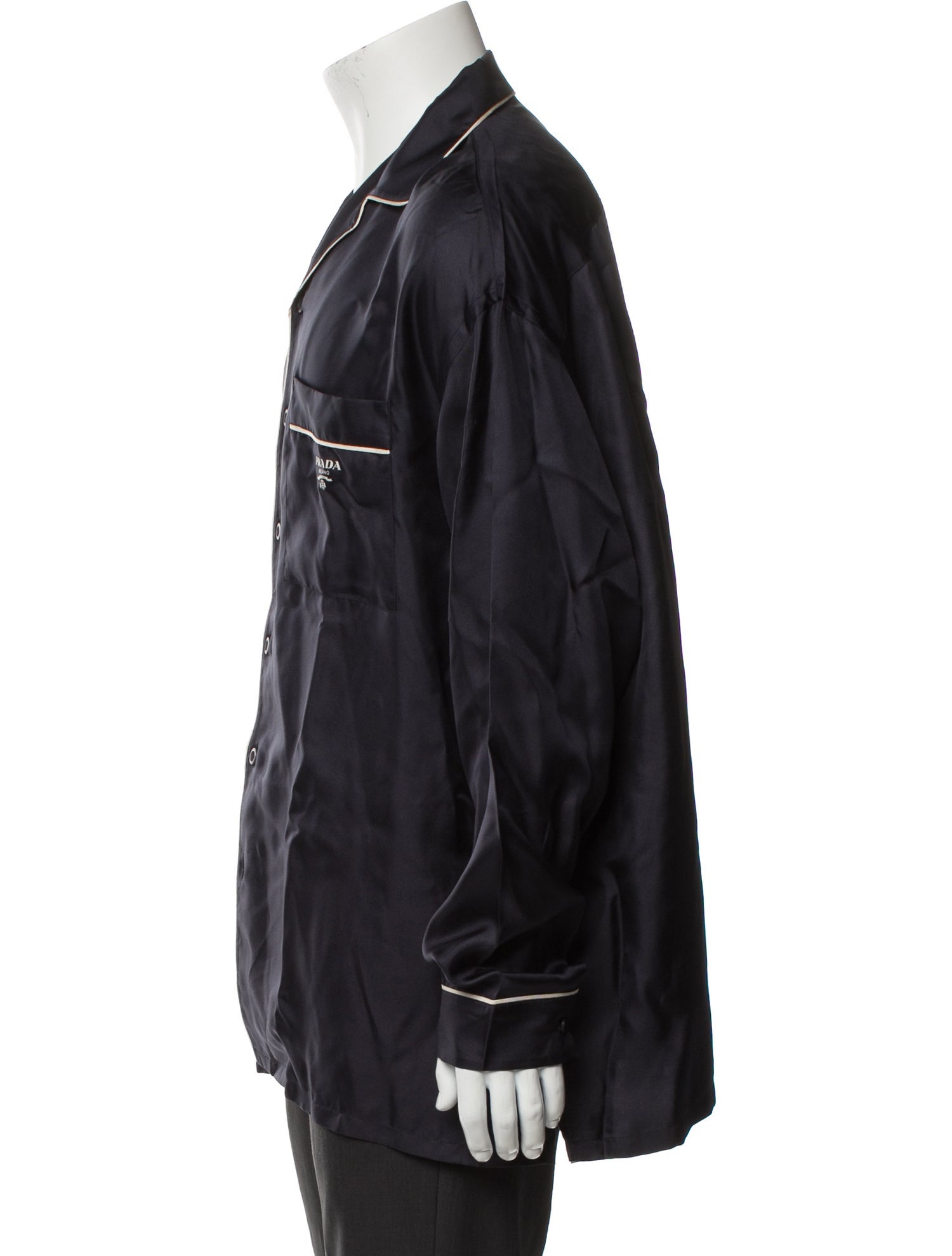 Prada 2022 Signature Logo Pajama Top