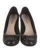 Prada Leather Studded Accents Pumps