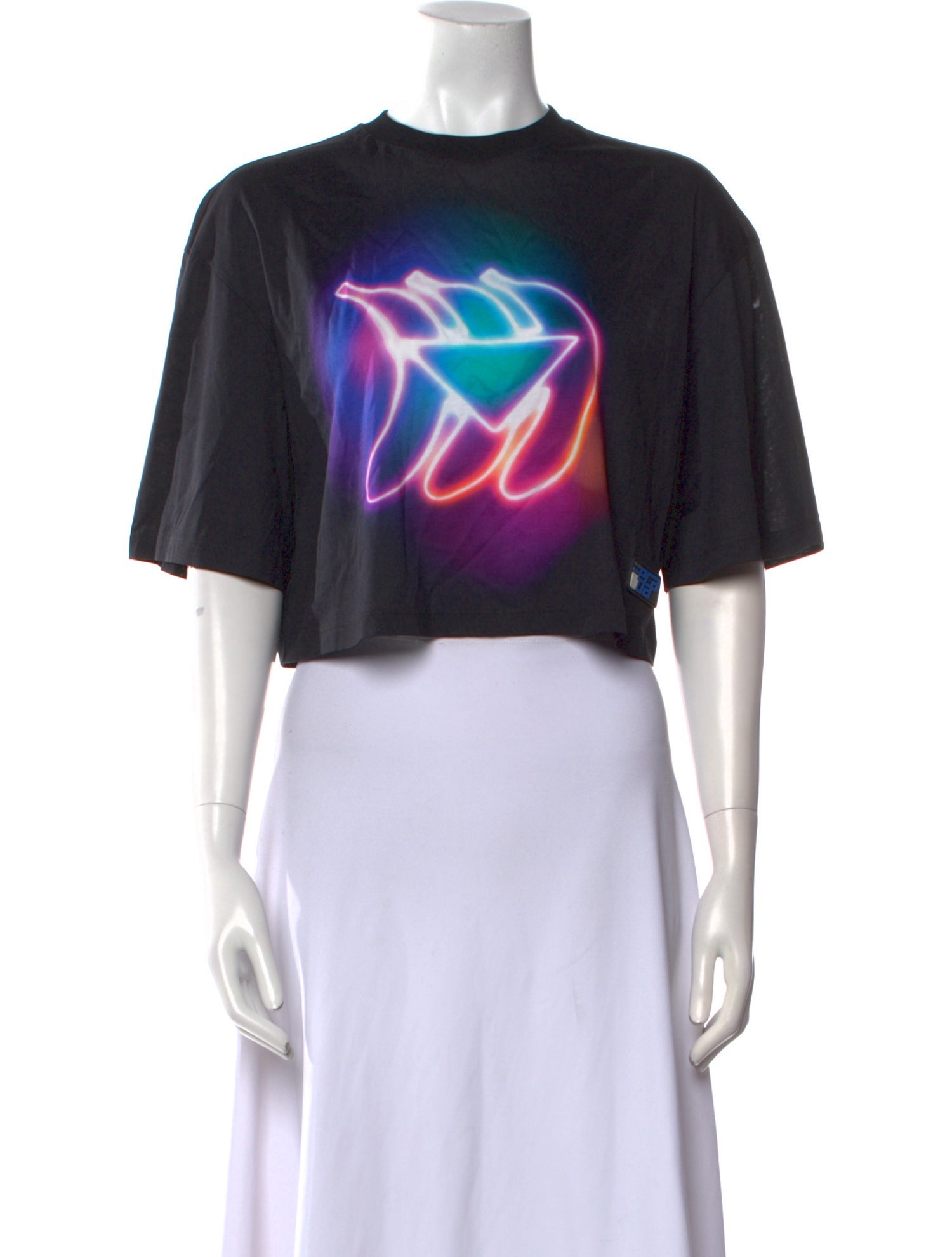 Prada 2018 Graphic Print Crop Top