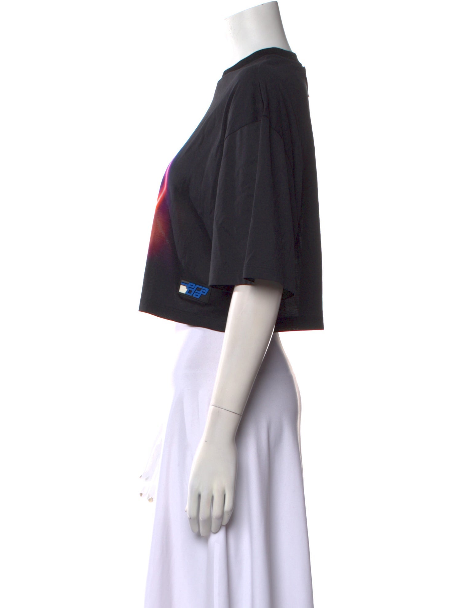 Prada 2018 Graphic Print Crop Top