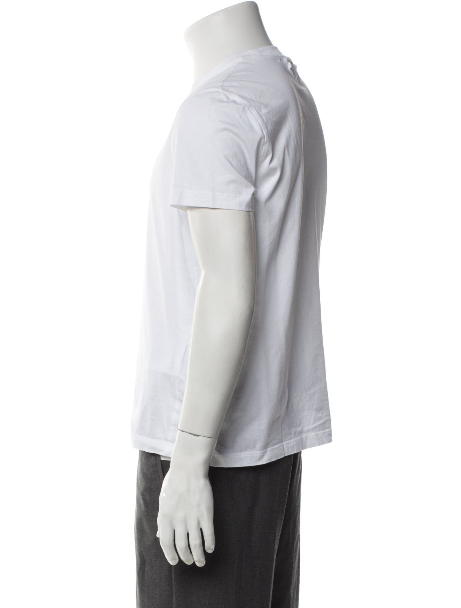 Prada 2022 Enameled Metal Triangle T-Shirt