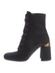 Prada Suede Lace-Up Boots