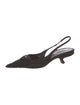 Prada Satin Slingback Pumps